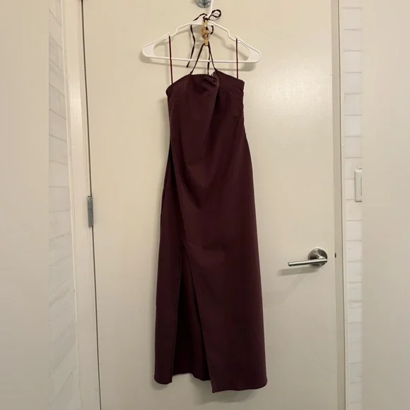 NWT Cult Gaia Castila Embellished Halterneck Midi Dress - Picture 6 of 10